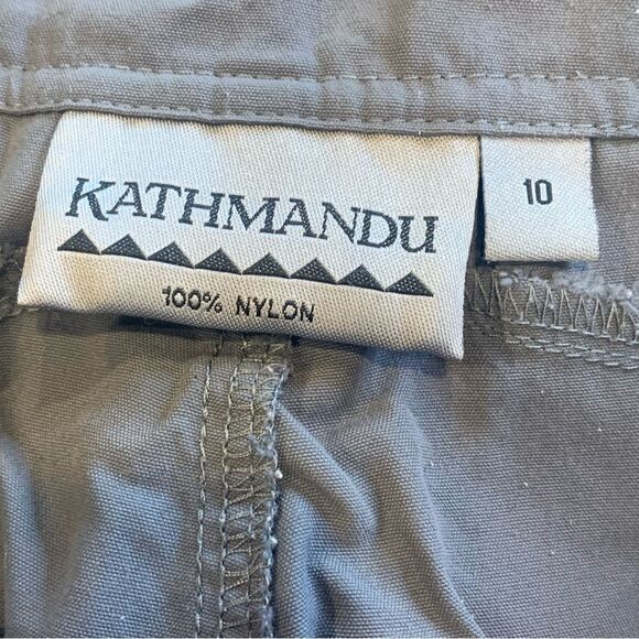 Kathmandu women’s hiking pants convertible shorts gray size 10 - Picture 7 of 10
